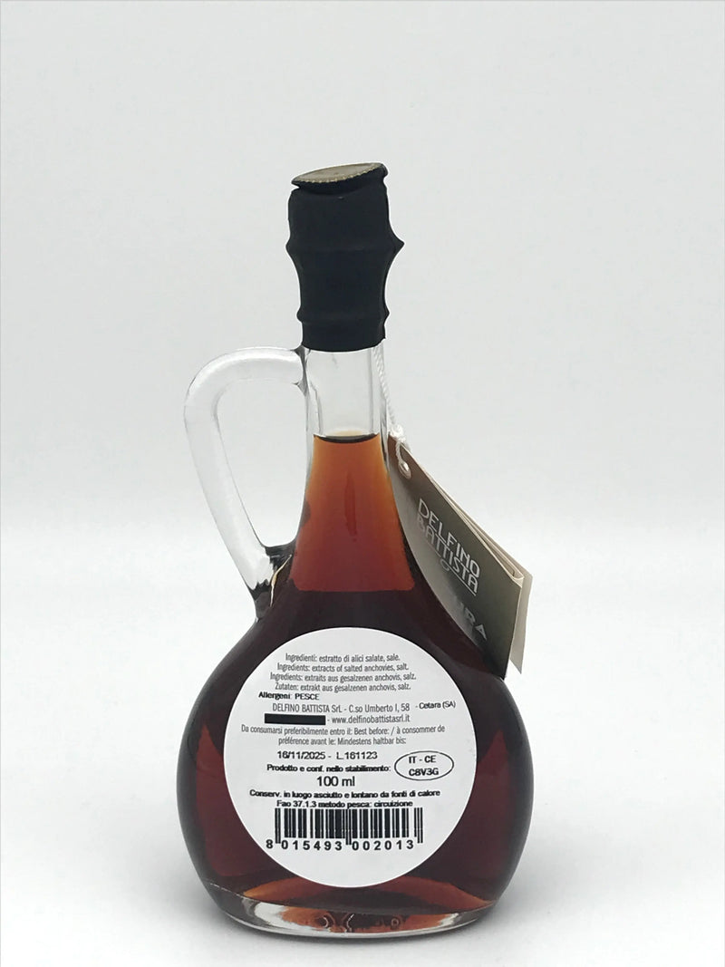 Colatura di Alici, Würzsauce aus Sardellen, 100 ml Flasche Delfino Battista Srl