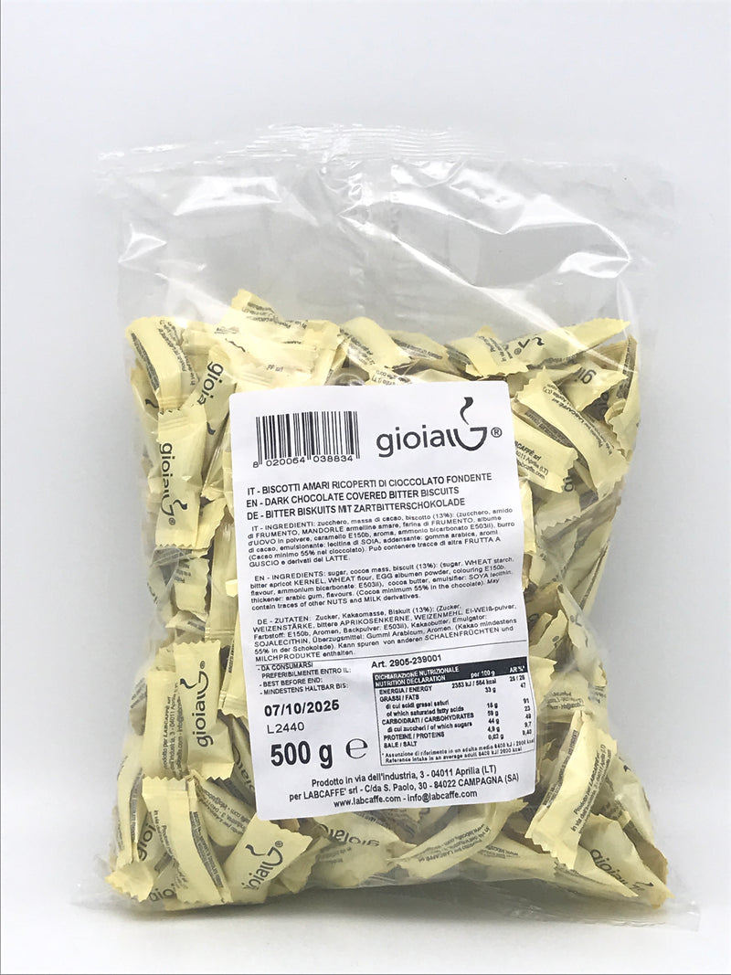 Amaretti im Schokomantel, einzeln verpackt, 500 g Btl.
