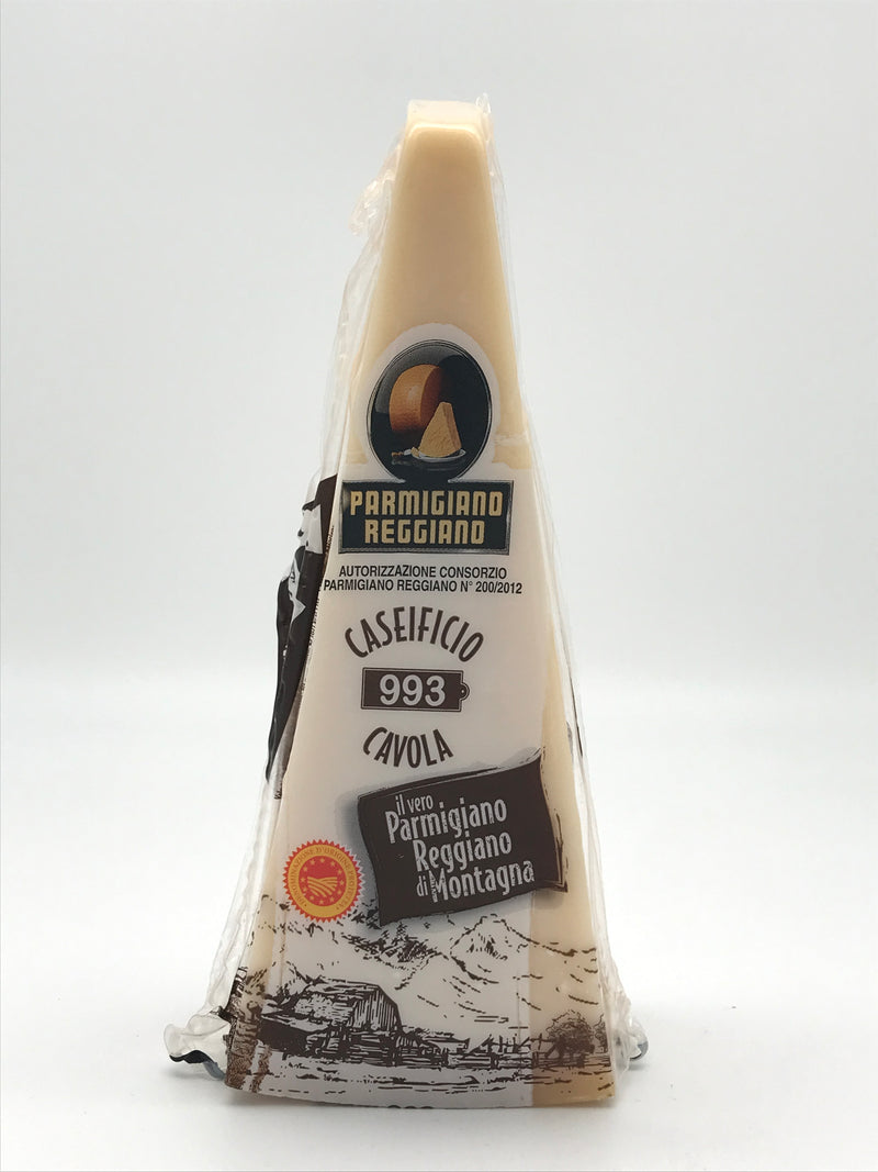 Parmigiano Reggiano DOP di Montagna, Al Giunco, ca. 0,5 kg Stück, 15 Monate
