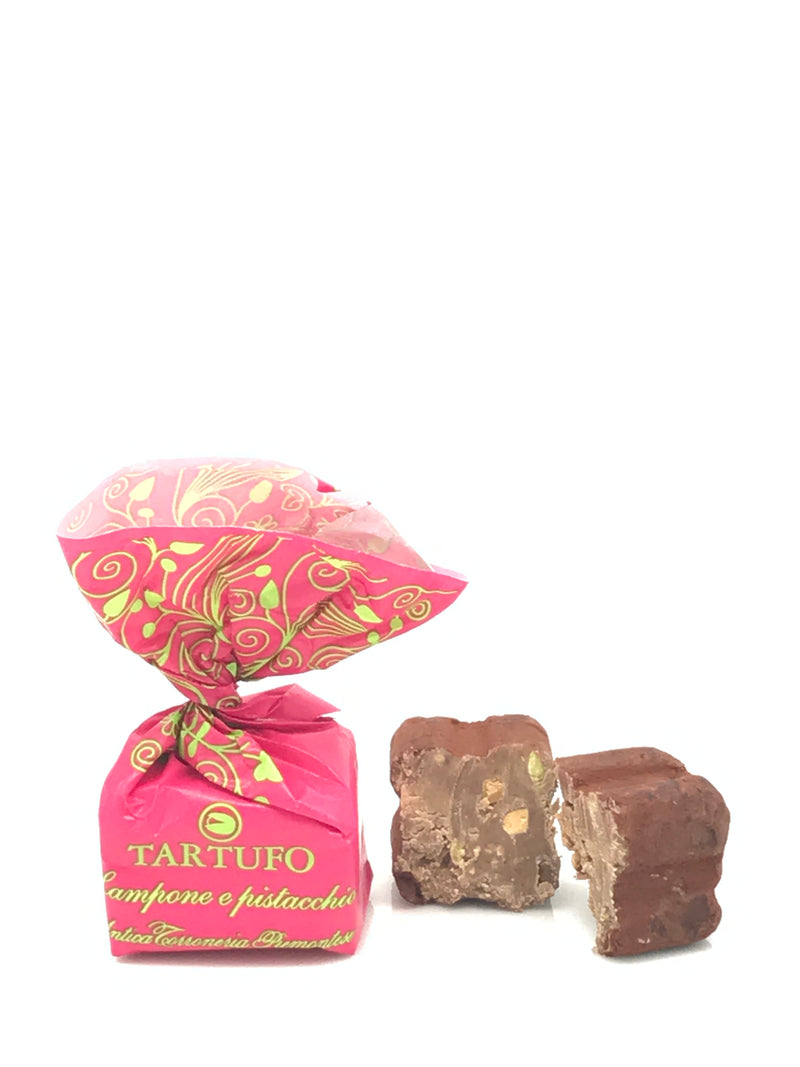 Tartufo Lampone e Pistacchio, mit Himbeere und Pistazie, 14 g einzeln verpackt
