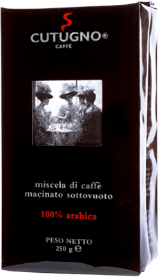 Caffè CUTUGNO Nero, gemahlen, 250 g Pack.