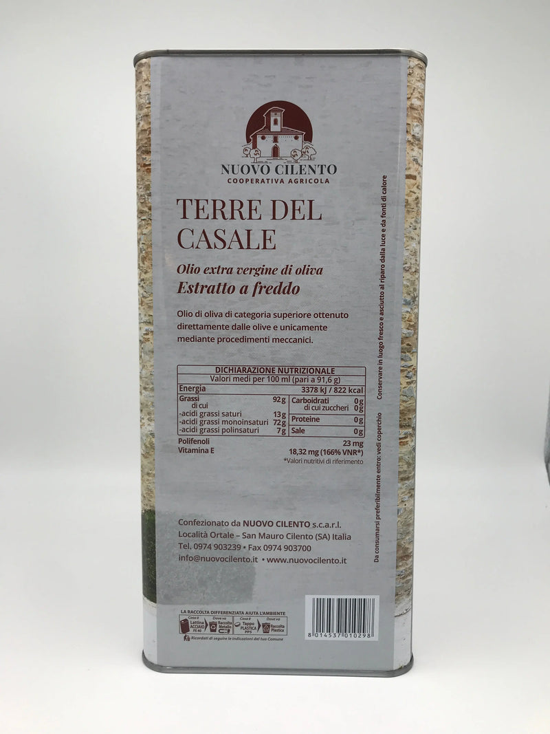Terre del Casale – Natives Olivenöl extra 5 l Kanister Nuovo Cilento
