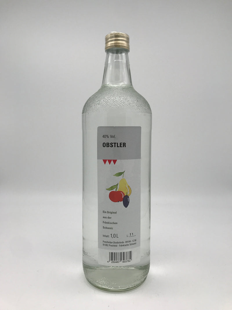 Obstler, Haas, 40% Vol., 1 l Fl.