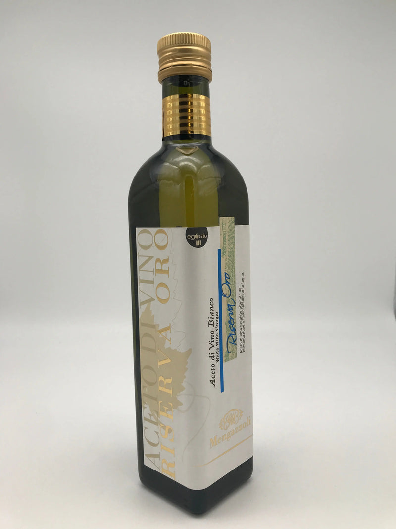 Aceto Vino bianco , 6,5 % Säure, 0,5l Flasche Mengazzoli
