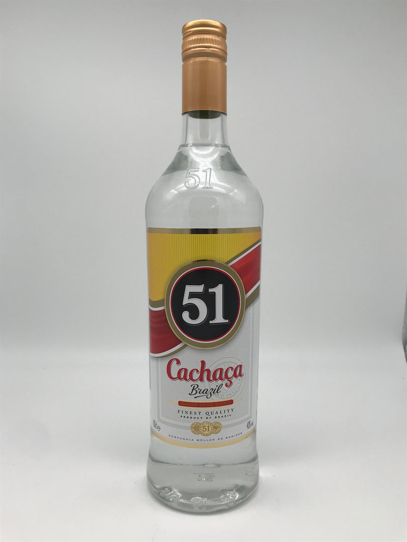 Cachaça 51, Zuckerrohrspirituose, 40% Vol., 1,0 l Fl.
