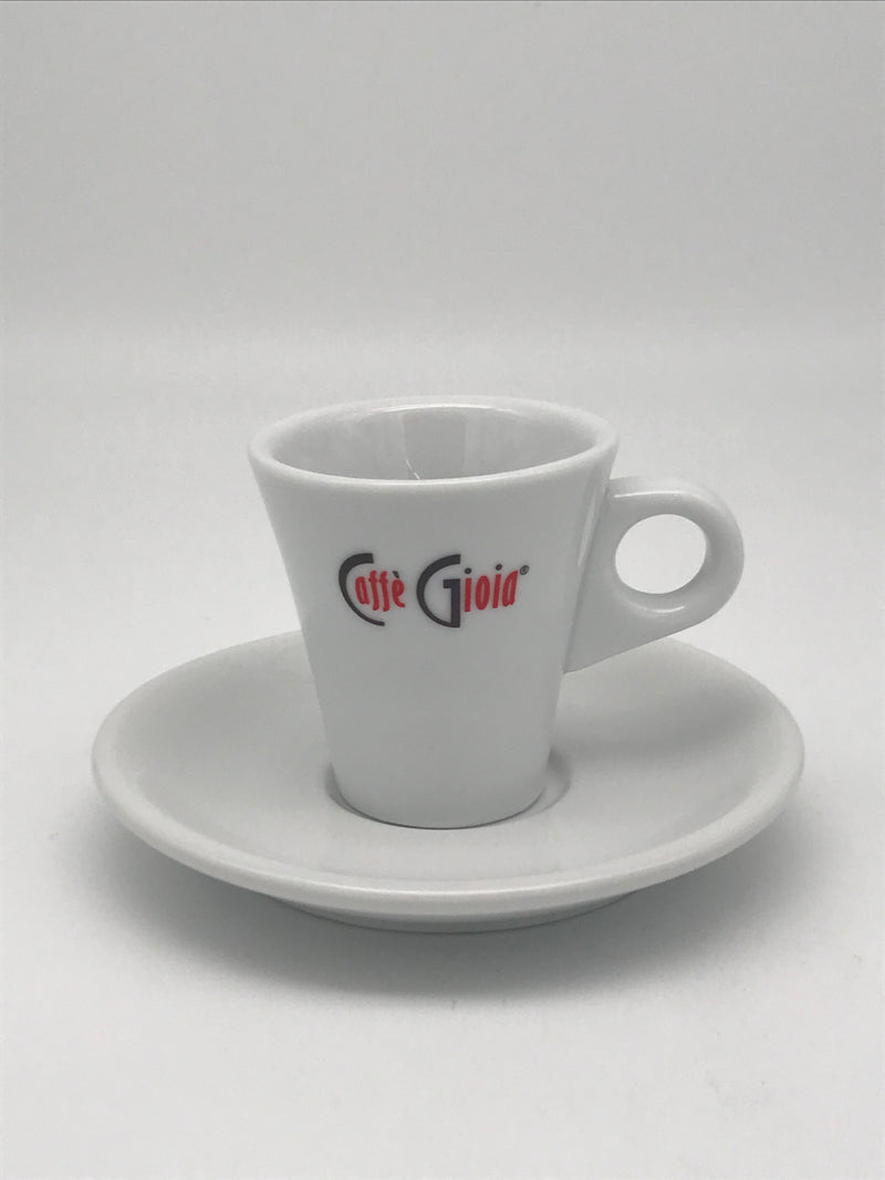 Espresso Tasse mit Untertasse "Gioia" Porzellan