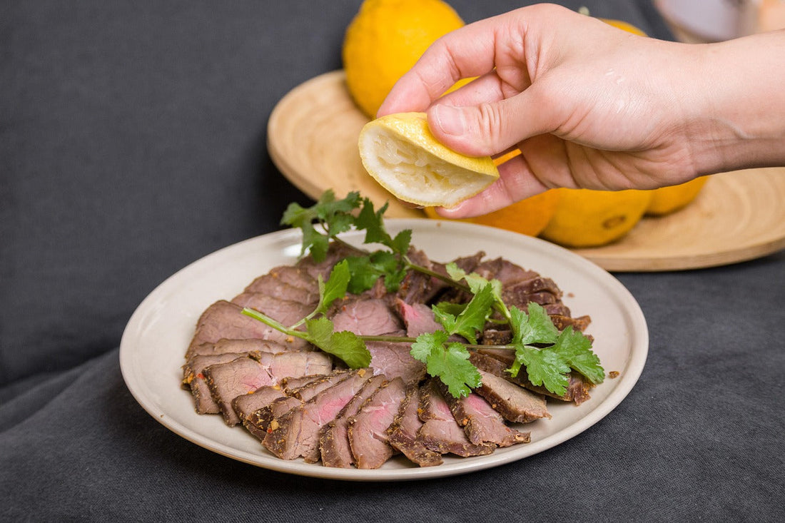 Mariniertes Fleisch mit Aceto & Zitronengeist – mediterran & zart