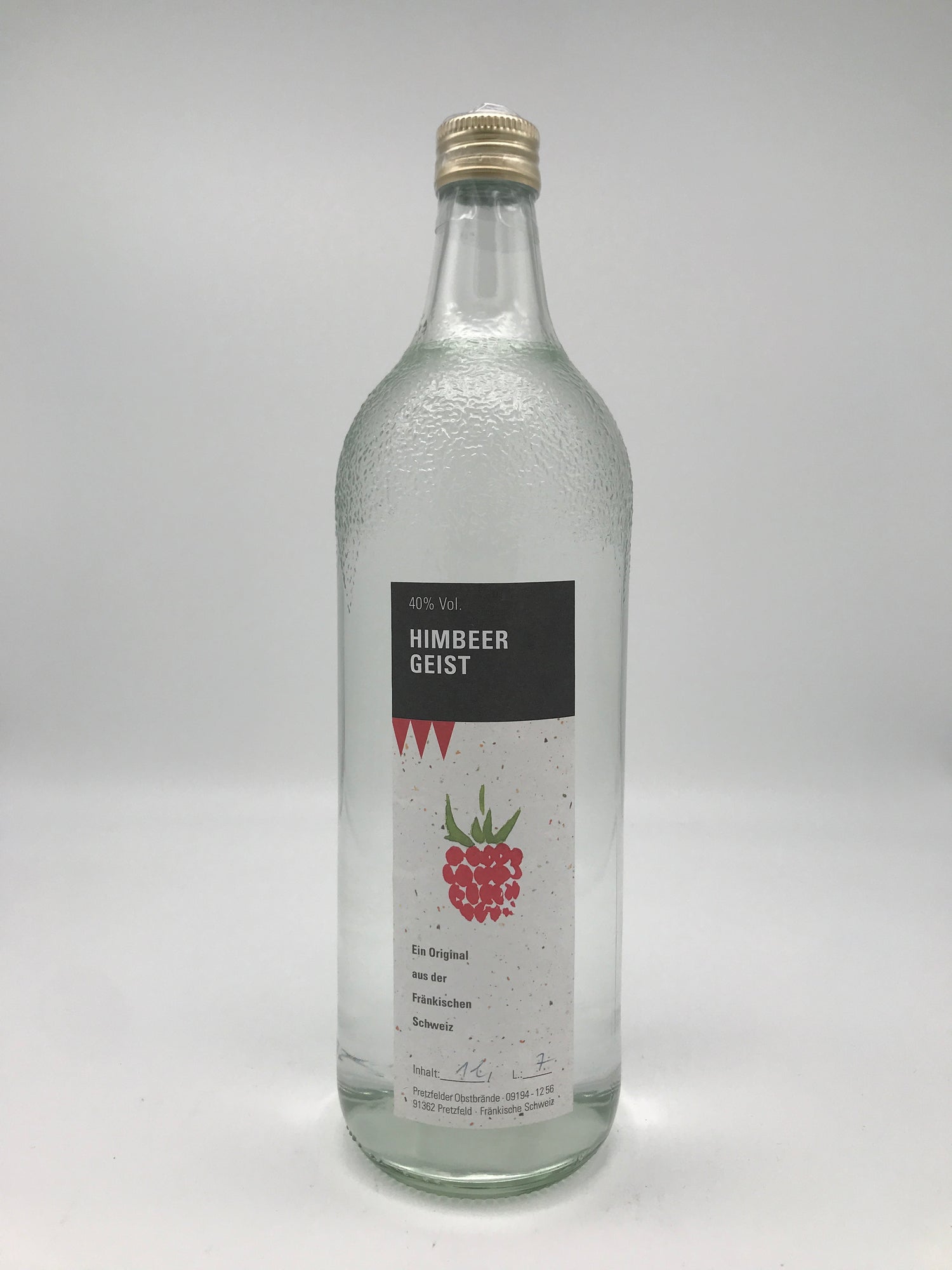Himbeergeist, Haas, 40% Vol., 1,0 l Fl.