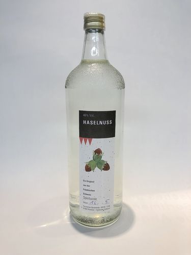 Haselnussgeist, Haas, 40% Vol., 1,0 l Fl.