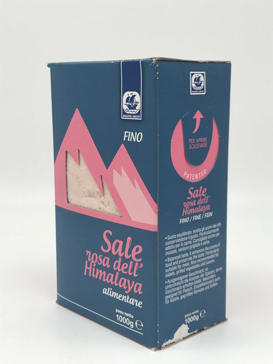 Rosa Kristall-Salz aus Pakistan, feinkörnig, 1 kg Packg.