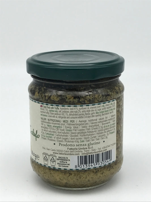 Pesto alla Genovese con Tartufo, 180 g Glas