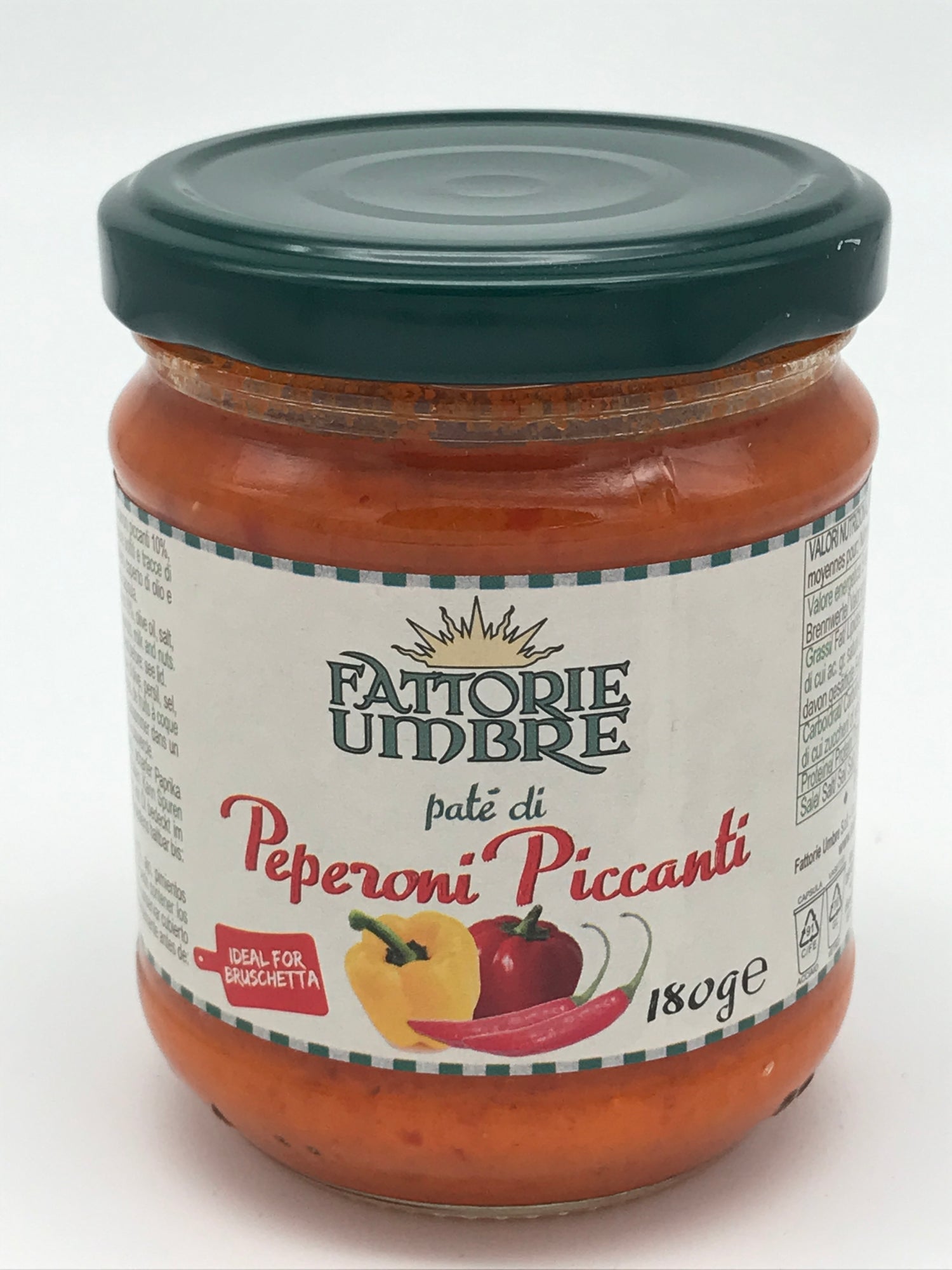 Paté di Peperoni Piccanti, 180 g Glas