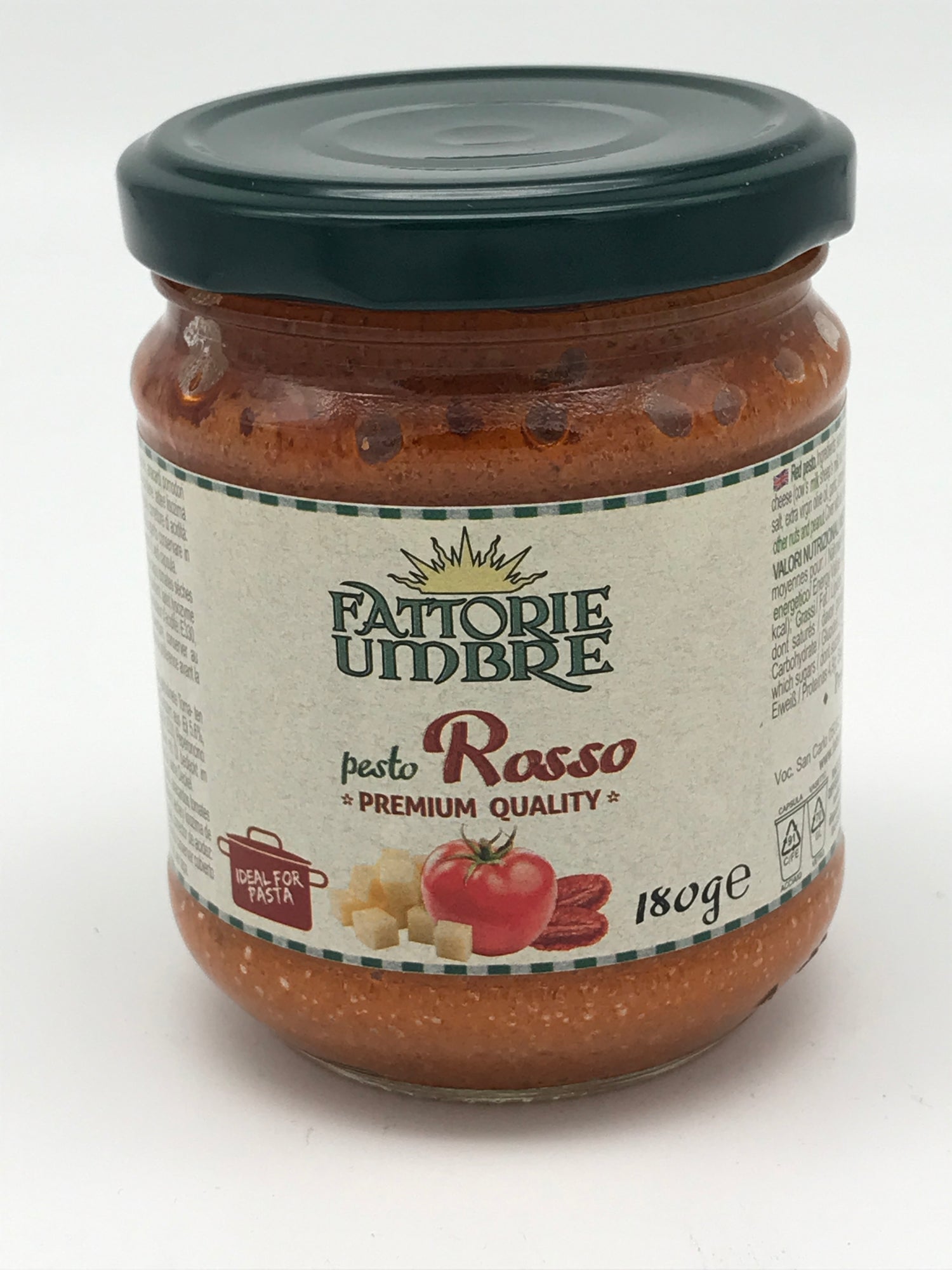 Pesto Rosso, 180 g Glas, Fattorie Umbre