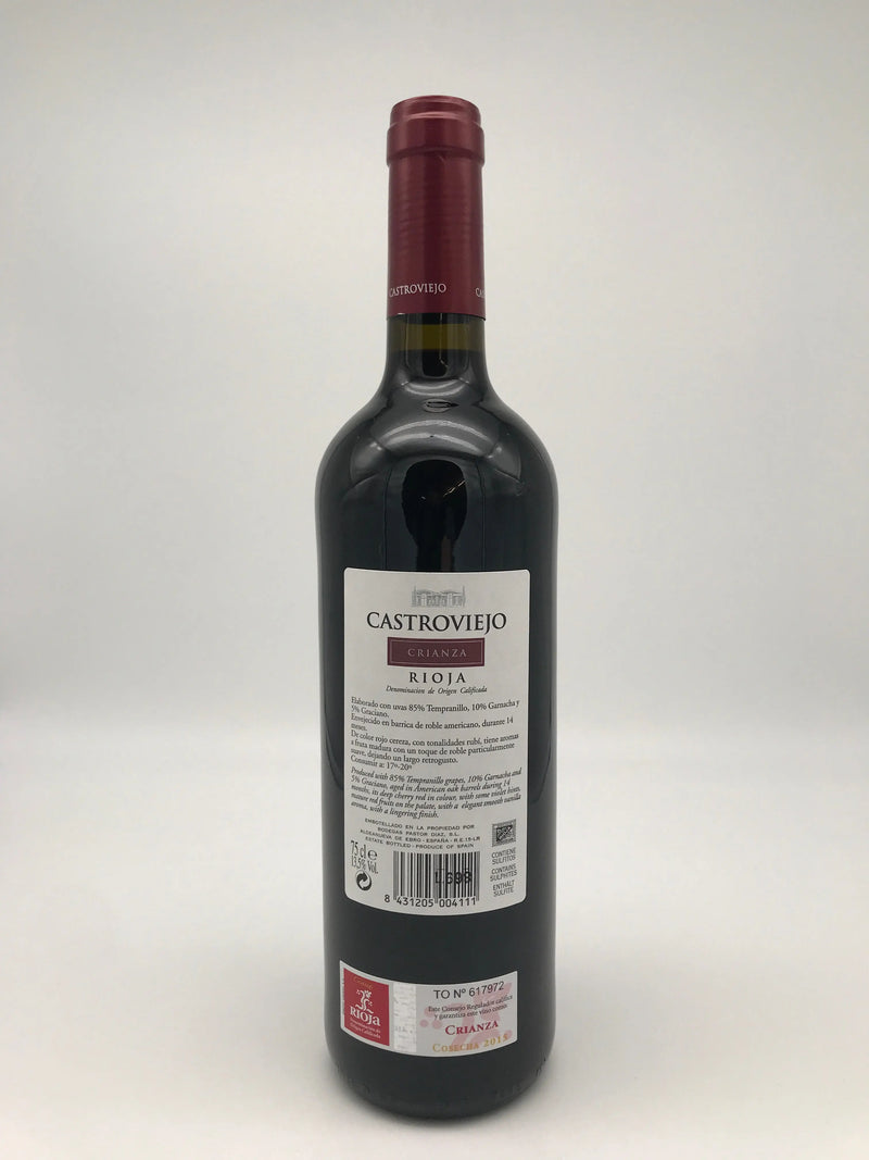 Castroviejo Crianza Rioja D.O.Ca, Pastór Díaz, Spanien, 0,75 l Fl. Bodegas Pastor Diaz