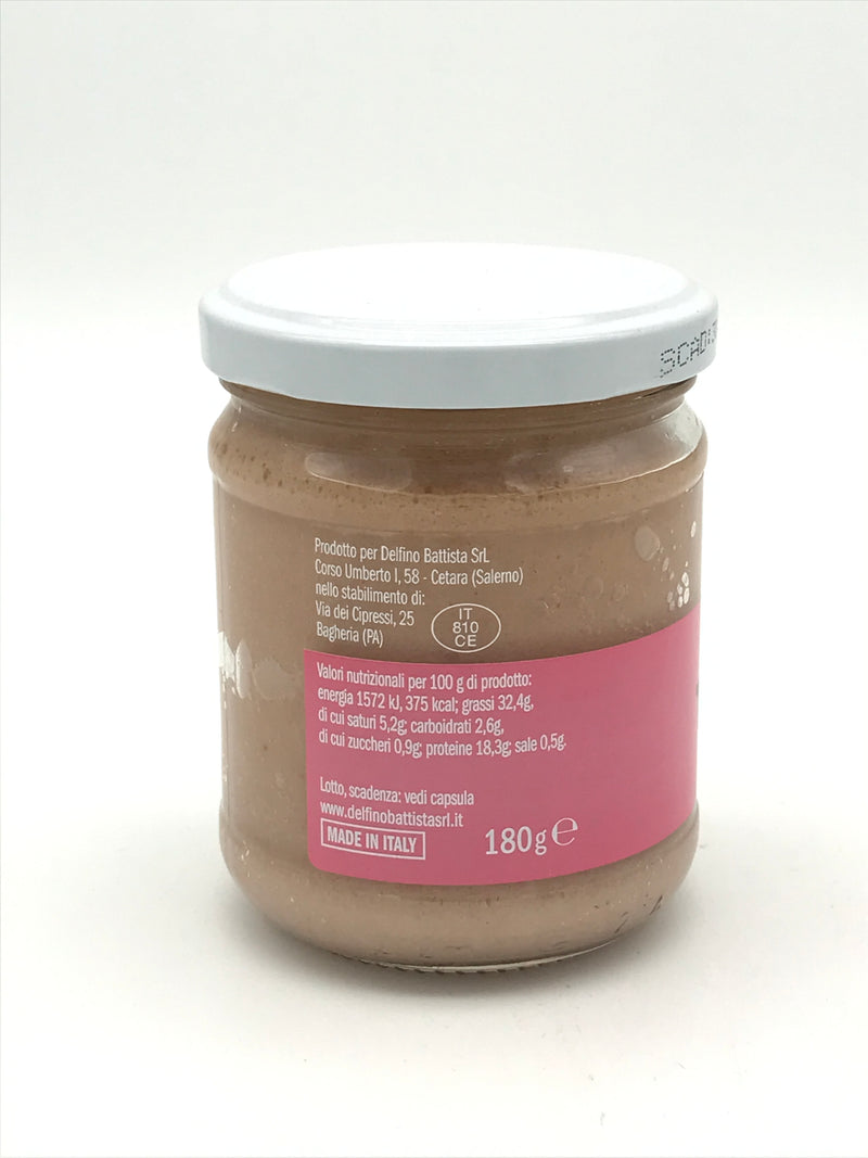Pate di Tonno, Thunfischpate, Linea Rosa, 180 g Glas, Delfino Battista Delfino Battista Srl
