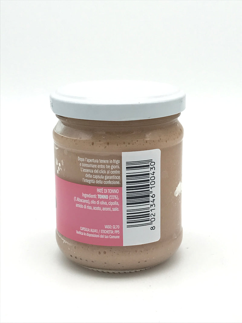 Pate di Tonno, Thunfischpate, Linea Rosa, 180 g Glas, Delfino Battista Delfino Battista Srl