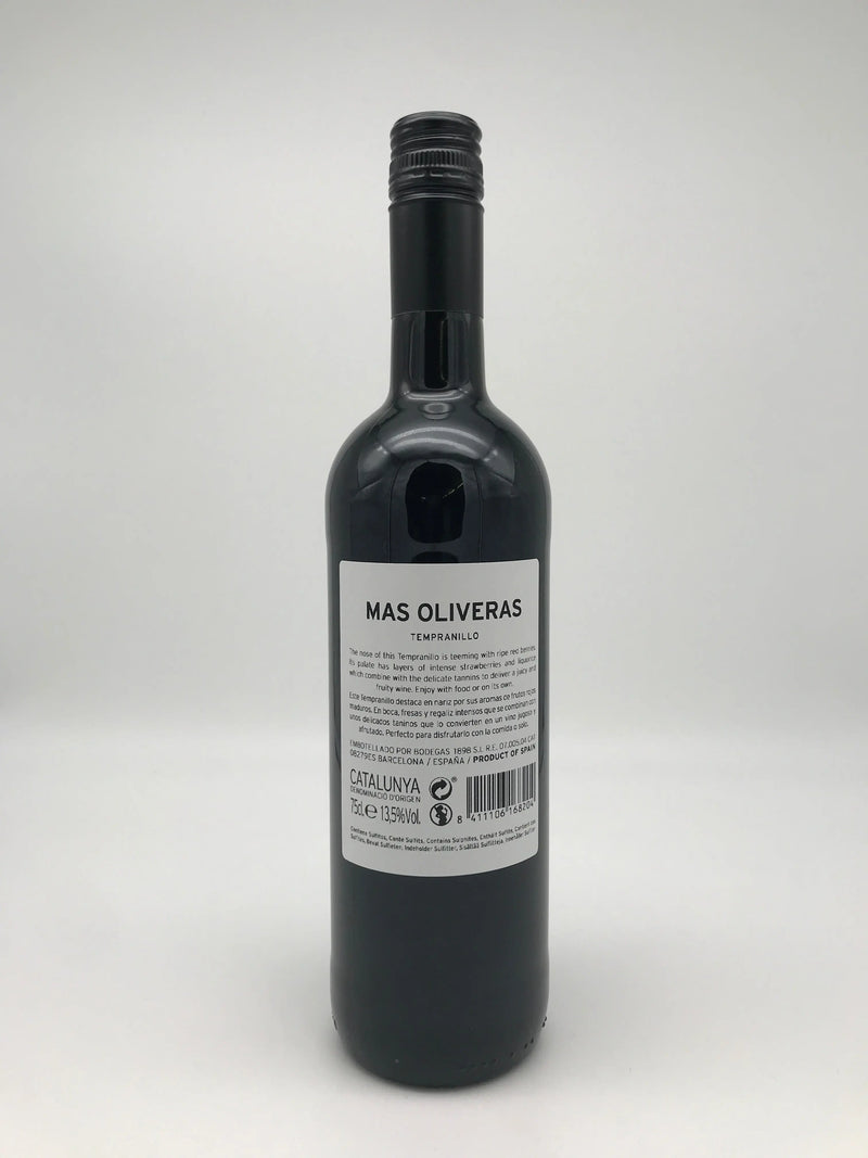 Tempranillo Catalunya D.O., Mas Oliveras, Roqueta, Spanien, 0,75 l Fl. Mas Oliveras
