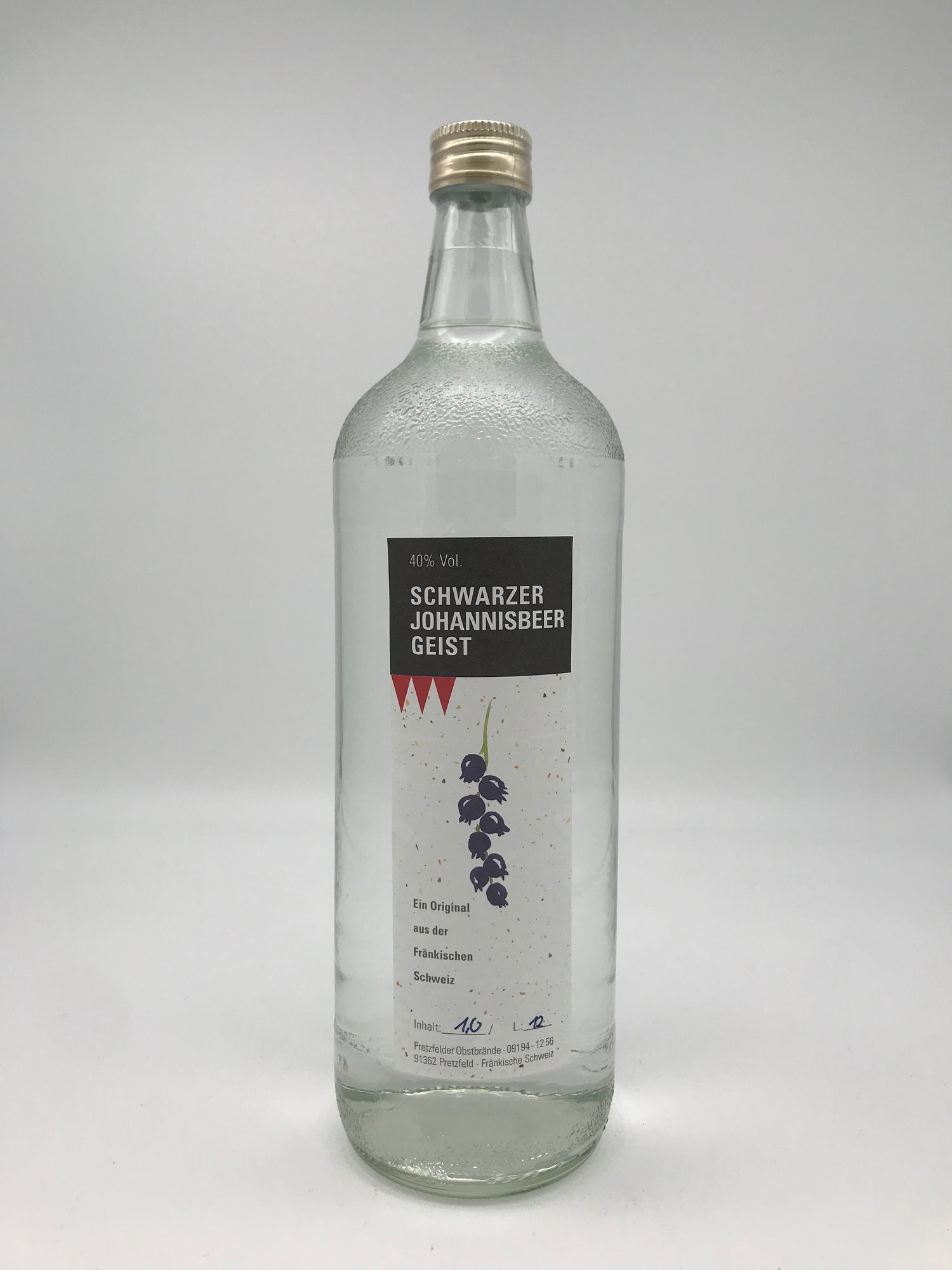 Schwarzer Johannisbeer Geist 1 L