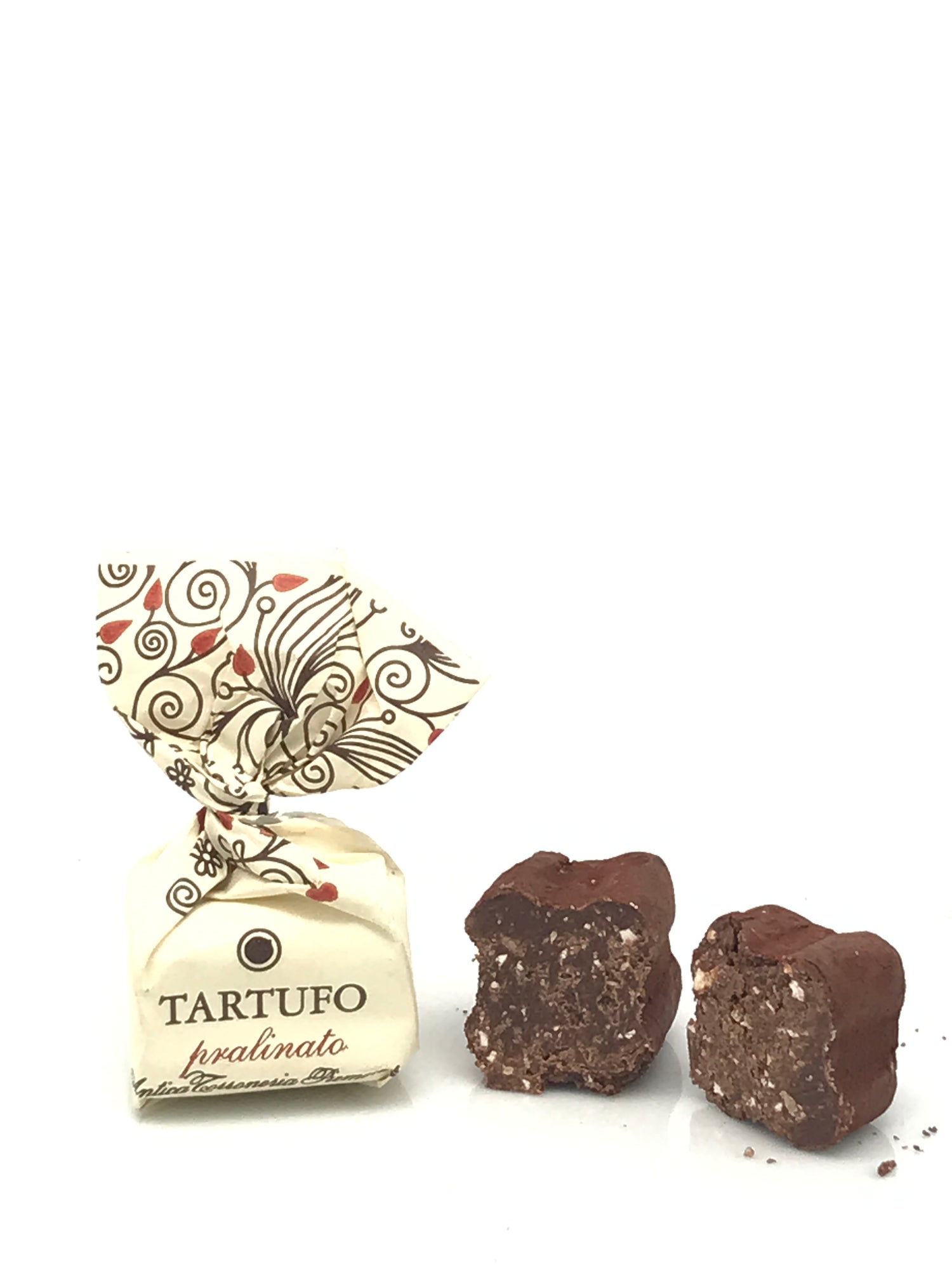 Tartufo dolce Pralinato,  mit weißem Nougat,  14 g einzeln verpackt