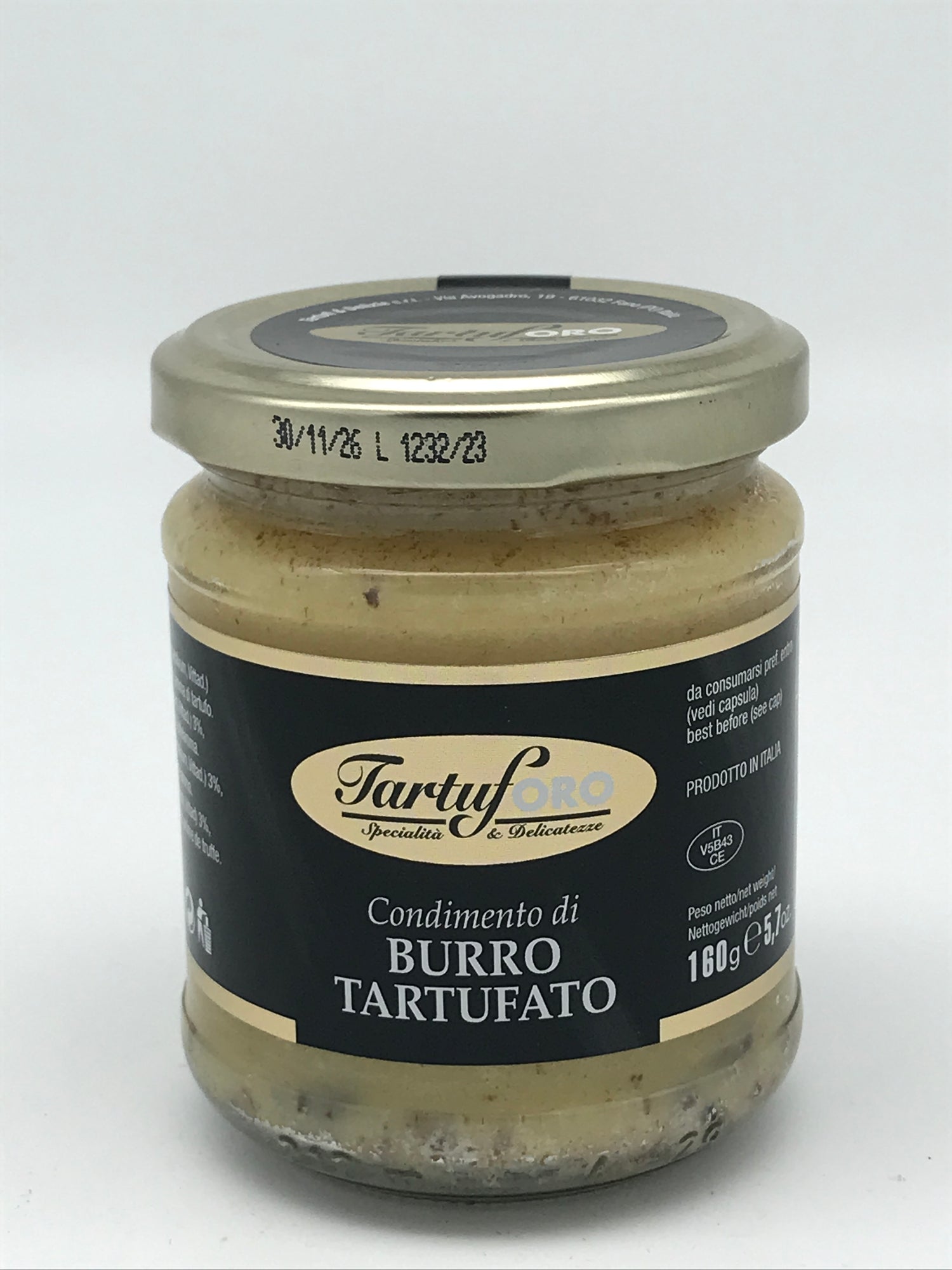 Burro Tartufato, Tartufi & Delizie, Trüffelbutter 160 g