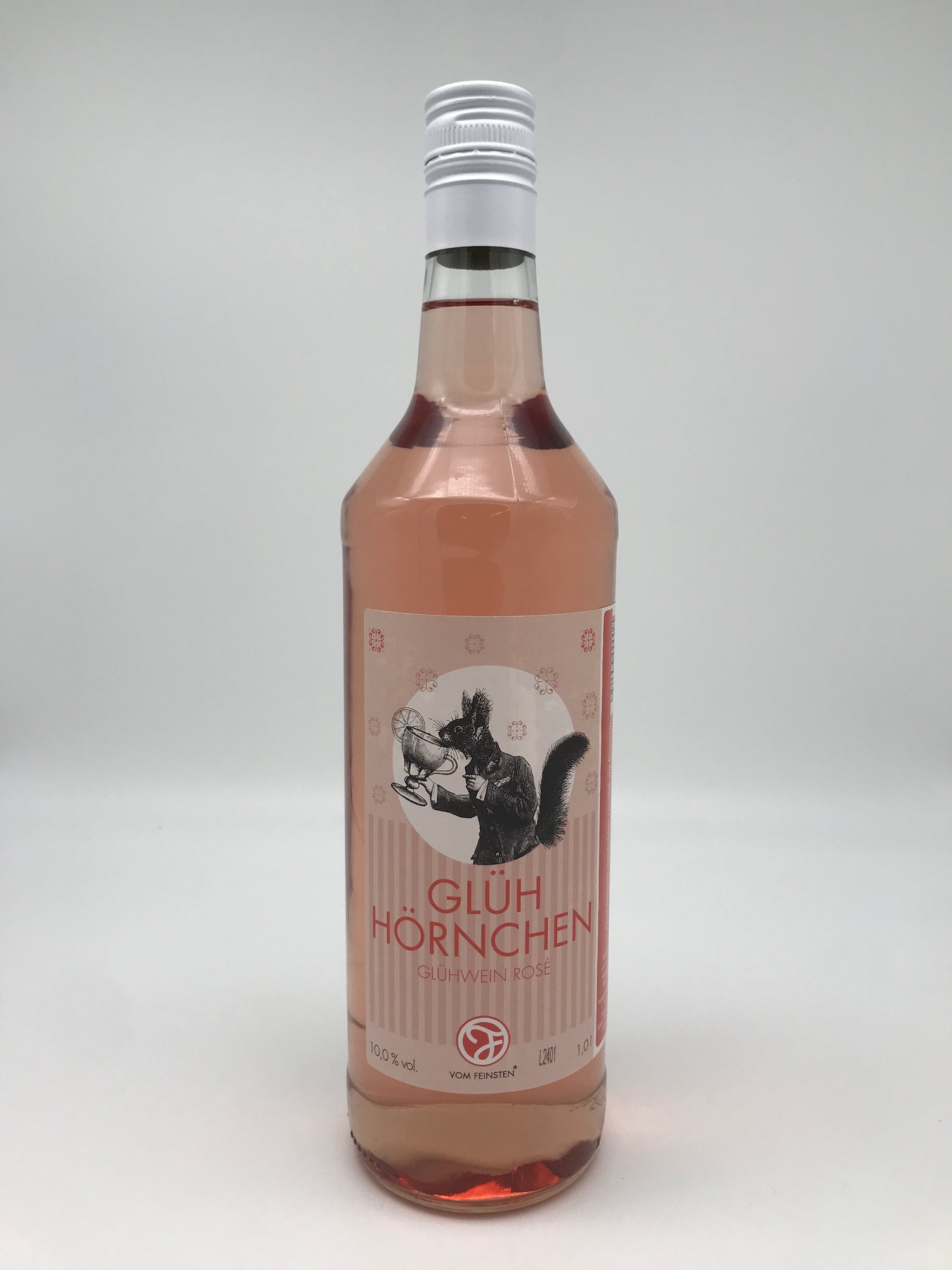 Glühhörnchen, Glühwein, rosé, Deutschland, 10,0% Vol., 1,0 l Fl.
