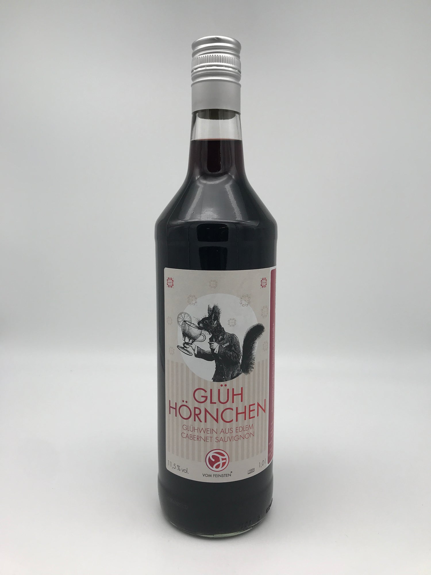 Glühhörnchen, Glühwein, rot, Klocke, Deutschland, 11,5% Vol., 1,0 l Fl.