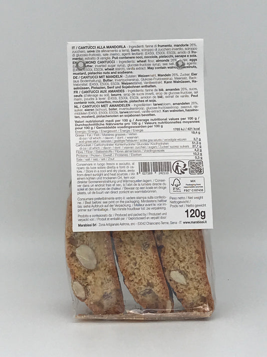 Cantucci alla Mandorla Marabissi 120g