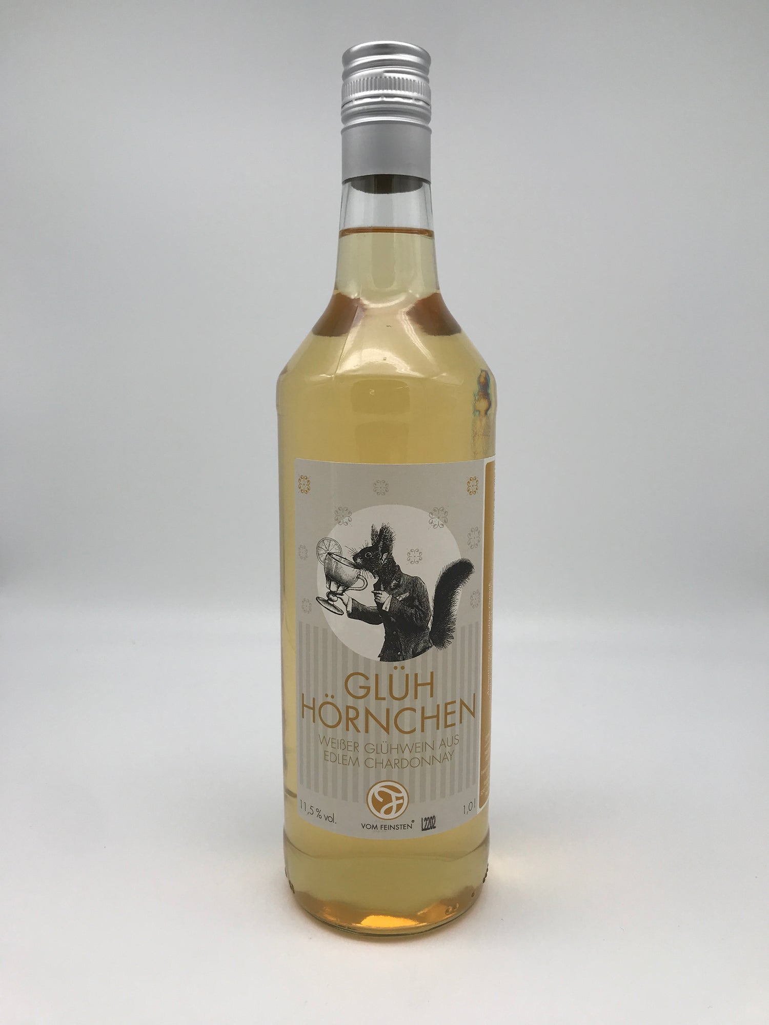 Glühhörnchen, Glühwein, weiß, Klocke, Deutschland, 11,5% Vol., 1,0 l Fl.