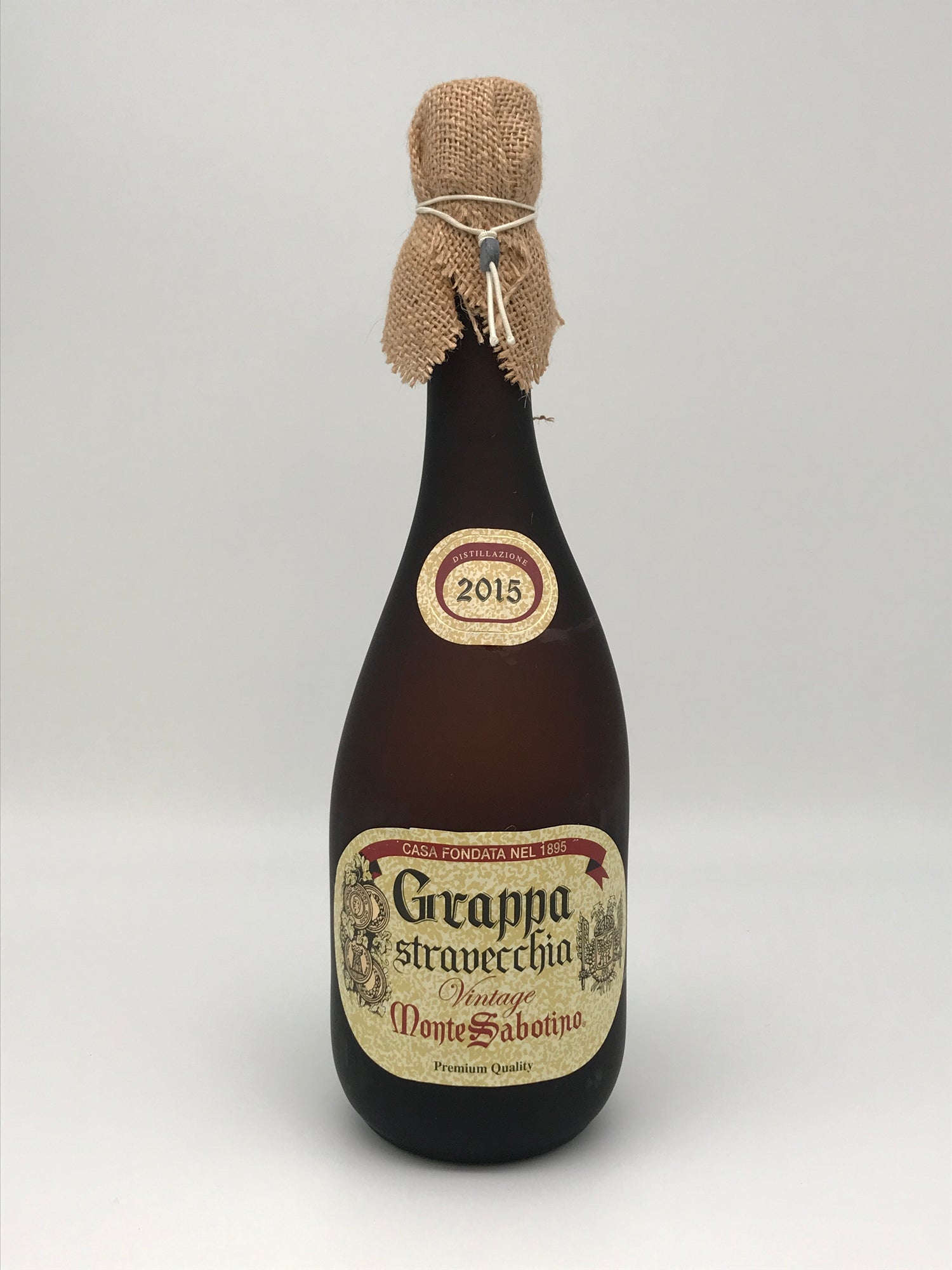 Grappa Stravecchia Vintage 2015 Monte Sabotino, Zanin, 0,7 L