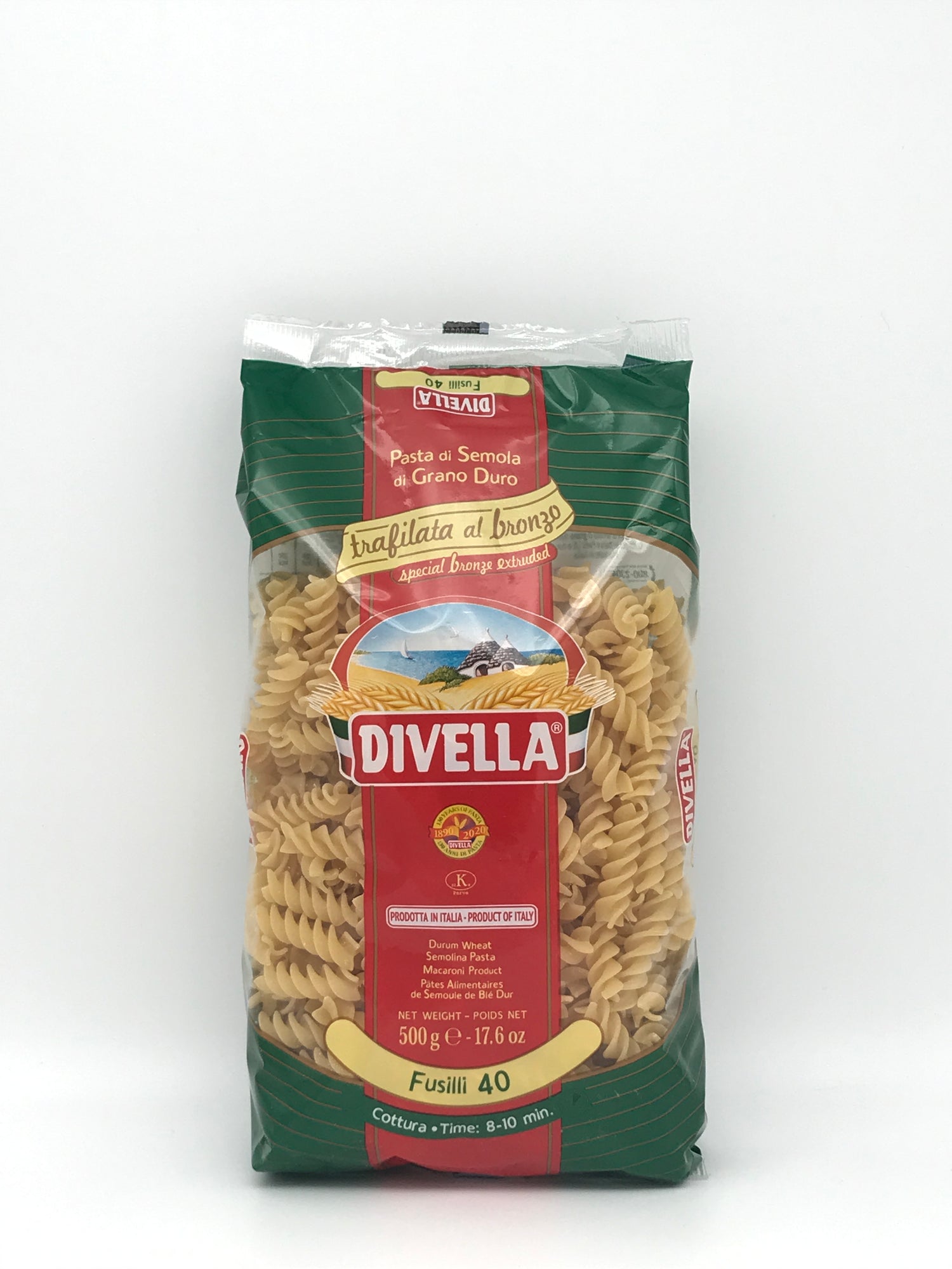 Fusilli 40 Trafilata al Bronzo Divella 500g