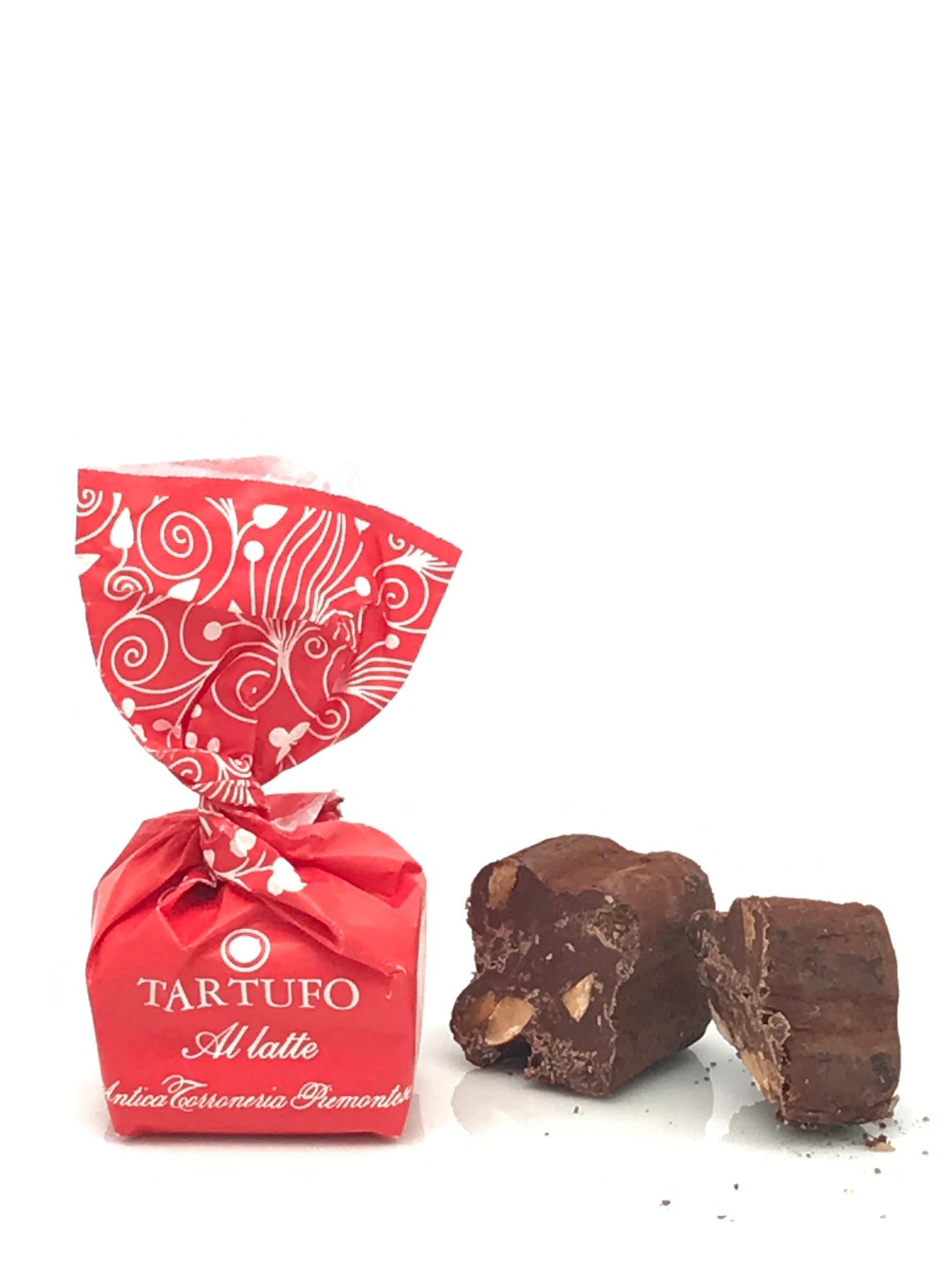 Tartufo al Latte, mit Milchschokolade, 14 g einzeln verpackt Antica Torroneria Piemontese
