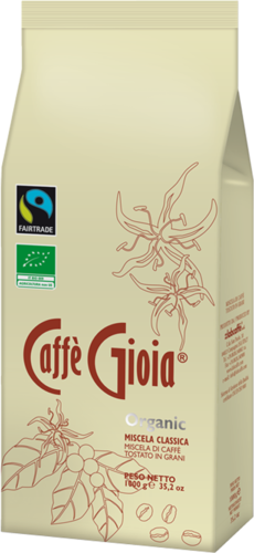 BIO Espresso Caffè Gioia, ganze Bohne, Classico 50:50, 1 kg Packung