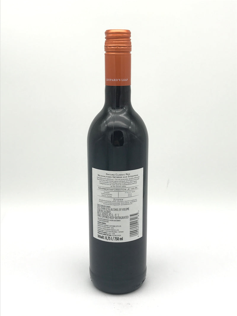 2105_Natura Red Alk.frei, 0,75 L Gourmedici