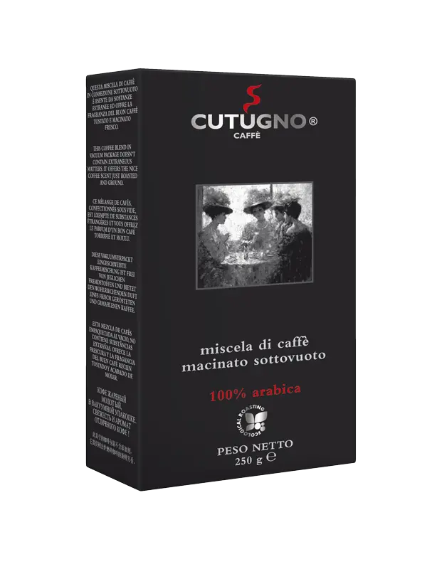 Caffè CUTUGNO Nero, gemahlen, 250 g Pack. labcaffè S.r.l.