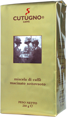 Caffè CUTUGNO Oro, gemahlen, 250 g Pack.