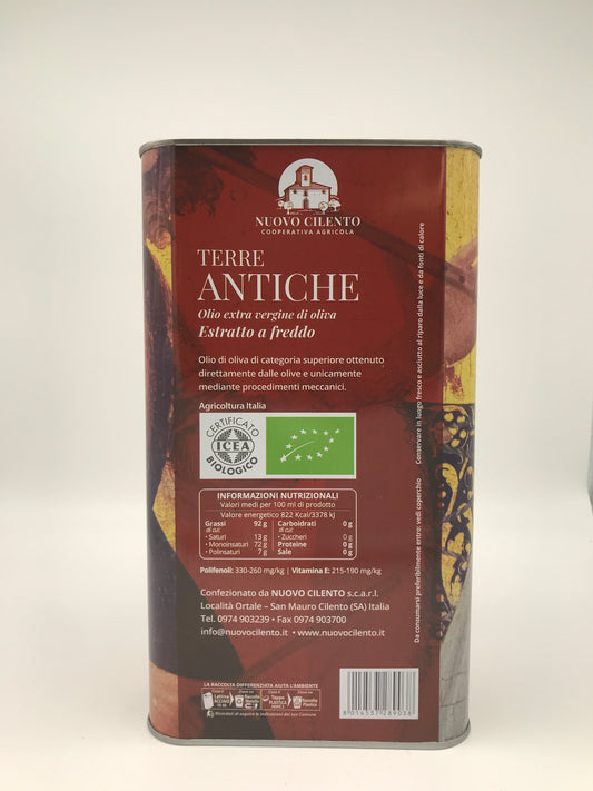 Terre Antiche - BIO Natives Olivenöl extra, 3 l Kanister
