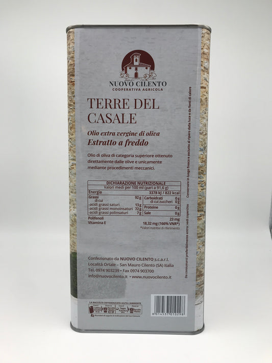 Terre del Casale - Natives Olivenöl extra, 5 l Kanister MHD 30.11.2024