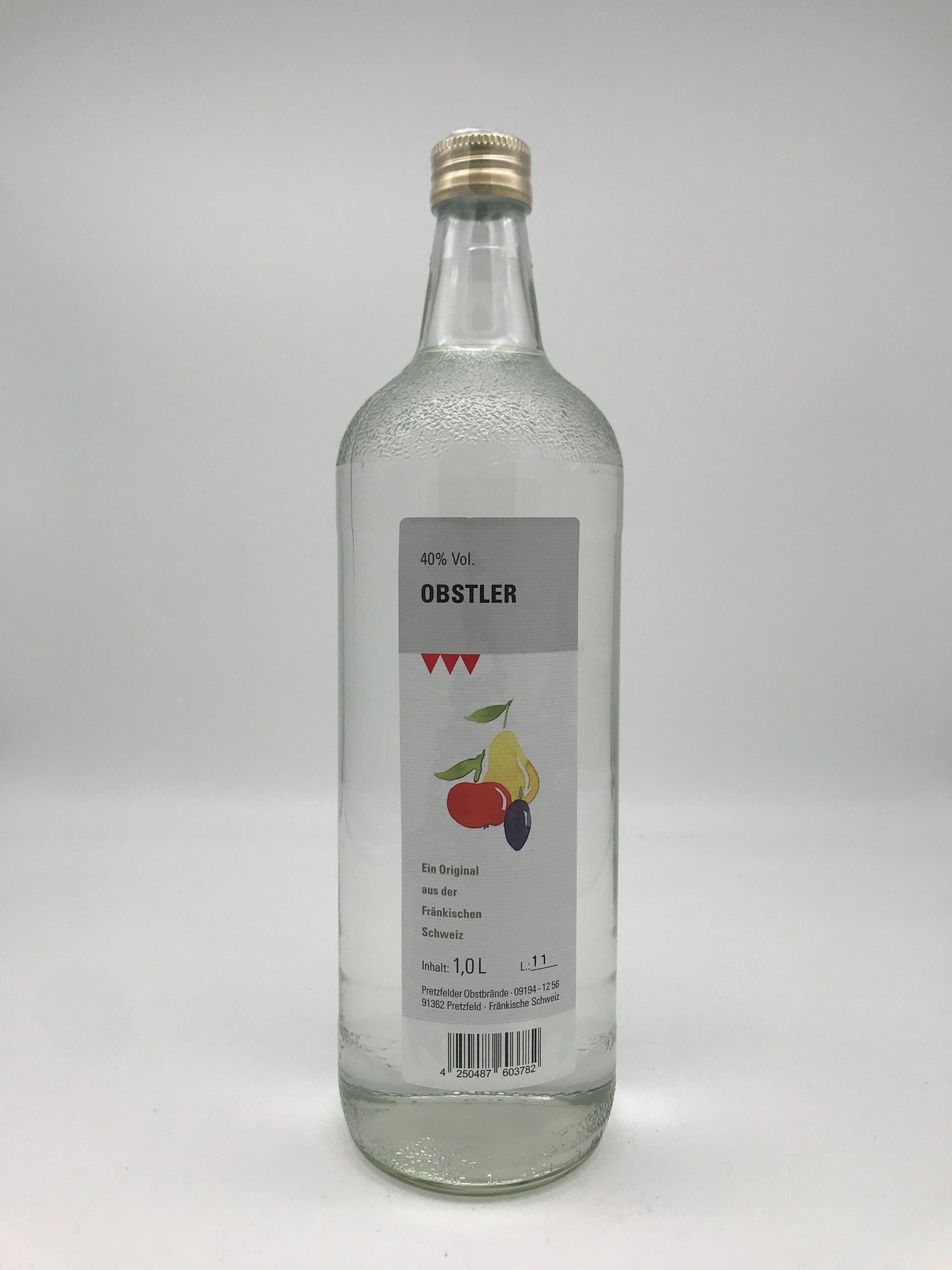 Obstler, Haas, 40% Vol., 1 l Fl.