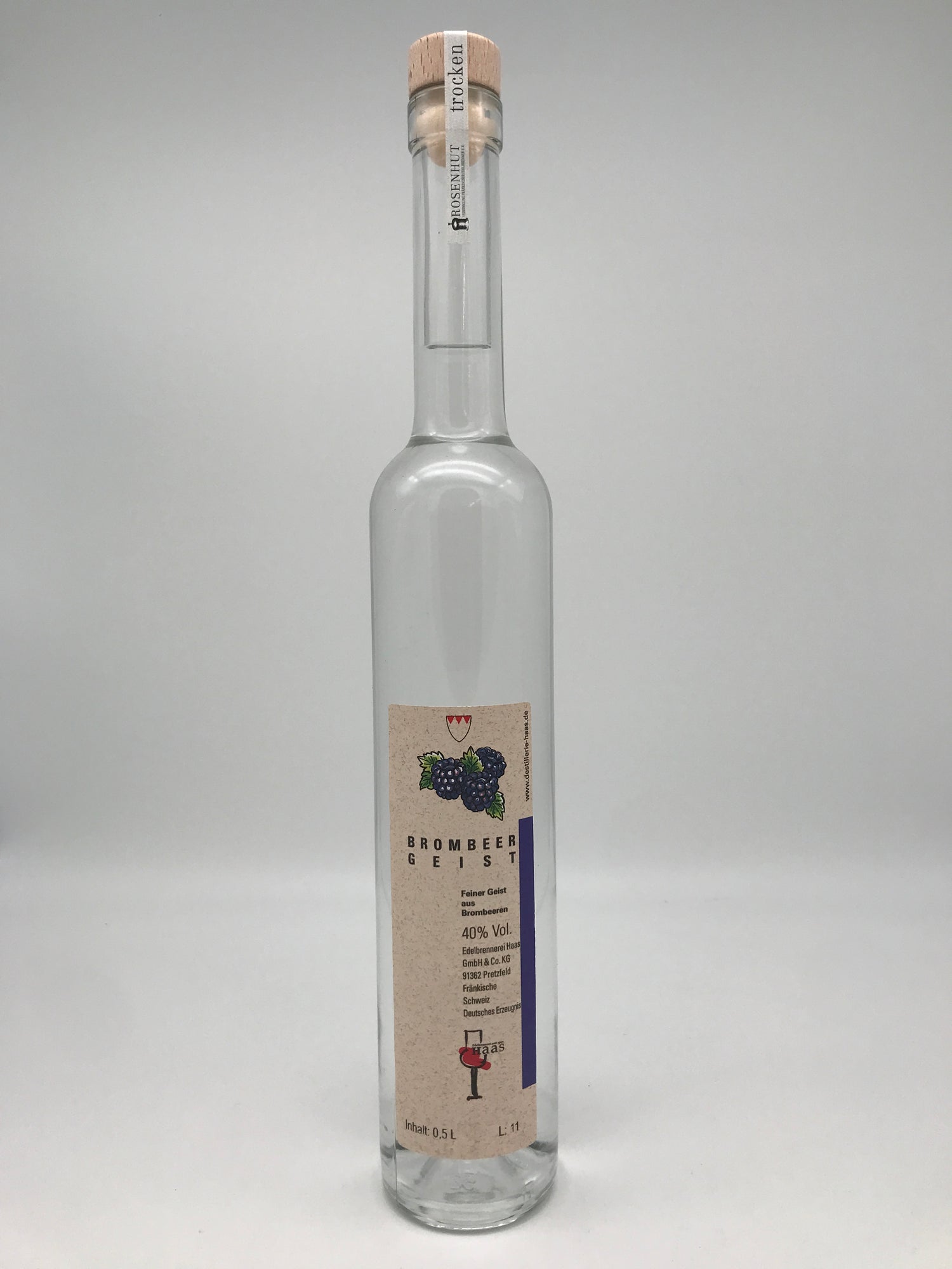 Brombeergeist 40 % Vol., 0,5 l  Fl.
