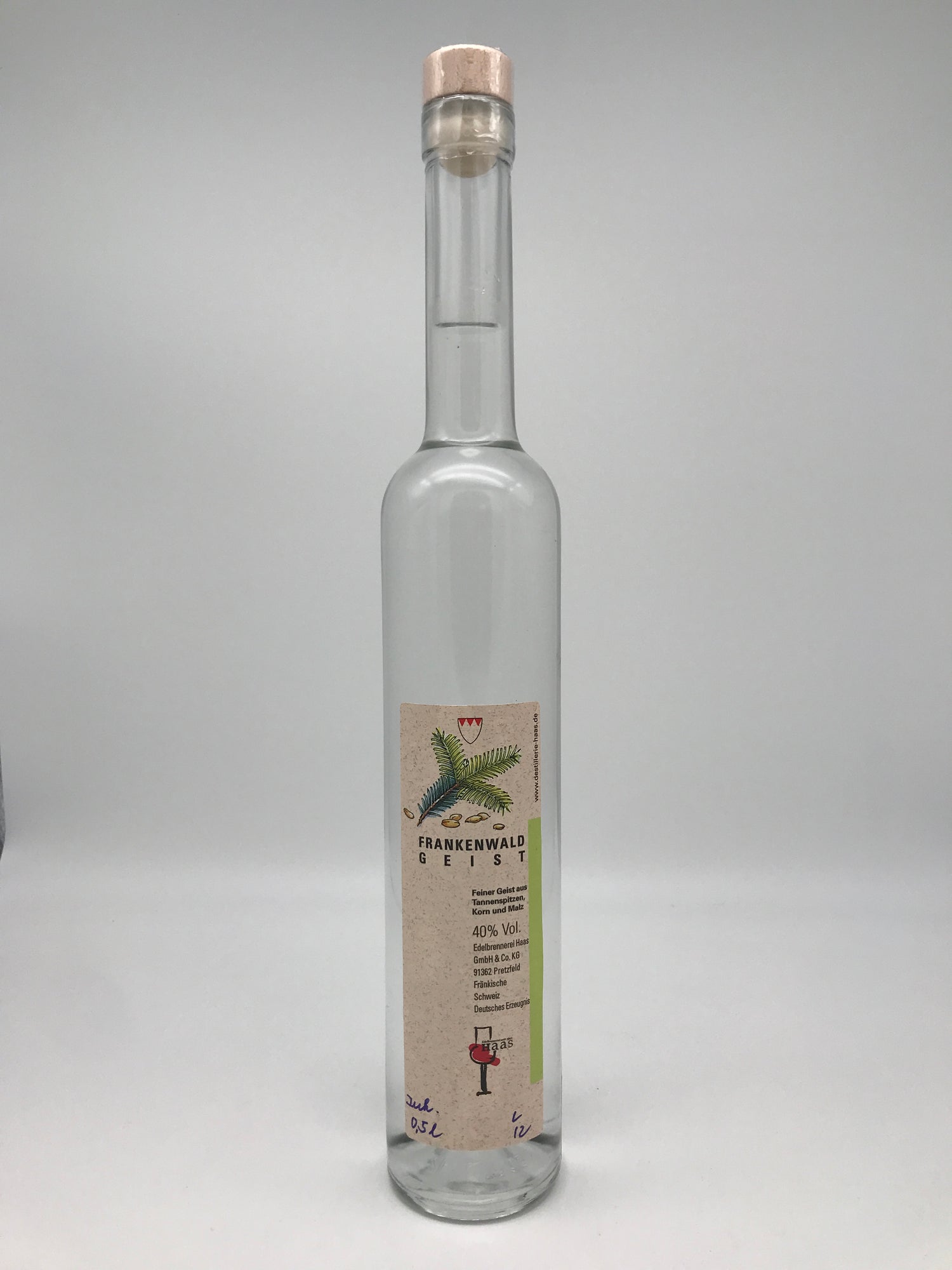 Frankenwaldgeist 0,5l, Edelbrennerei Haas, 42% Vol.