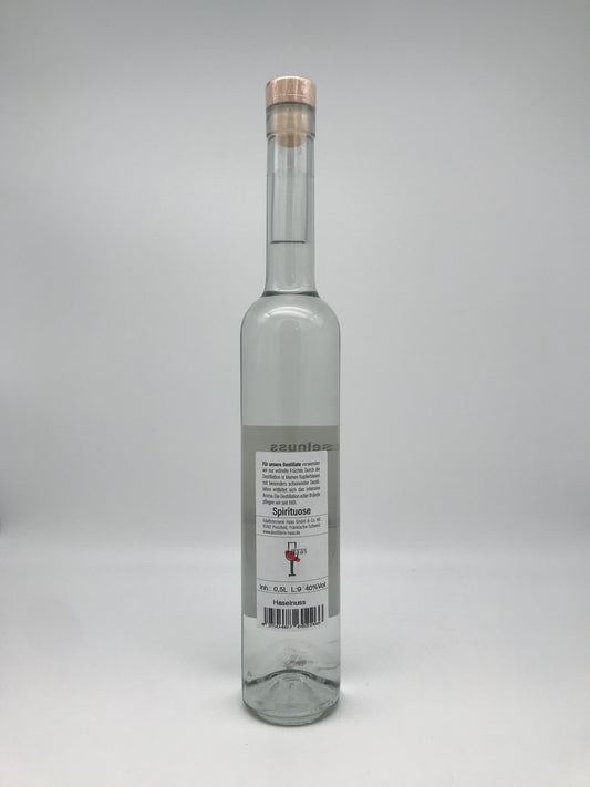 Haselnussgeist 40% Vol. 0,5 l Flasche