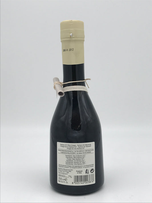 BIO Aceto di Vino Barbera IGT, Riserva 250 ml Flacon