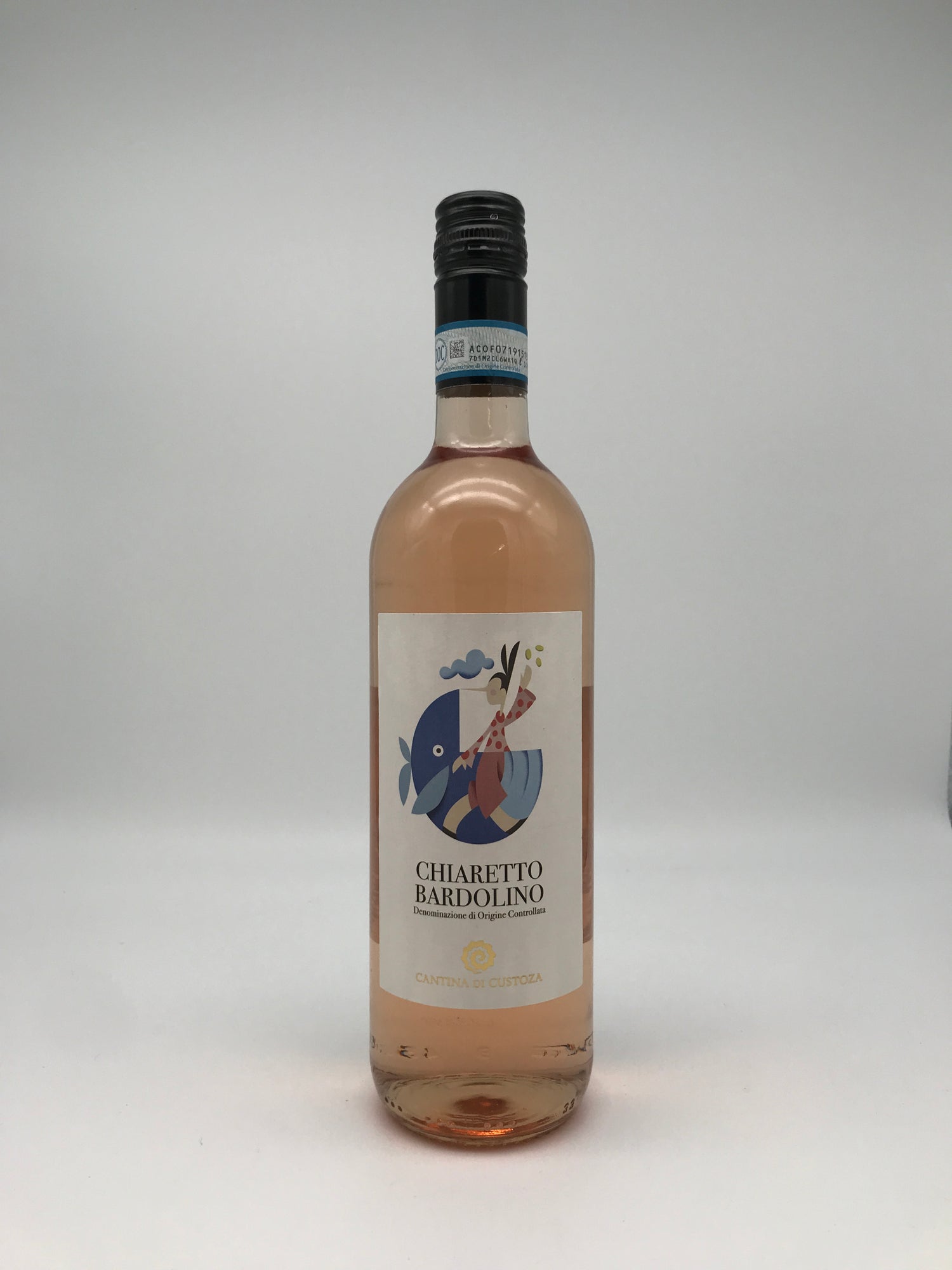 Bardolino Chiaretto D.O.C., Custoza, Italien, 0,75 l Fl.