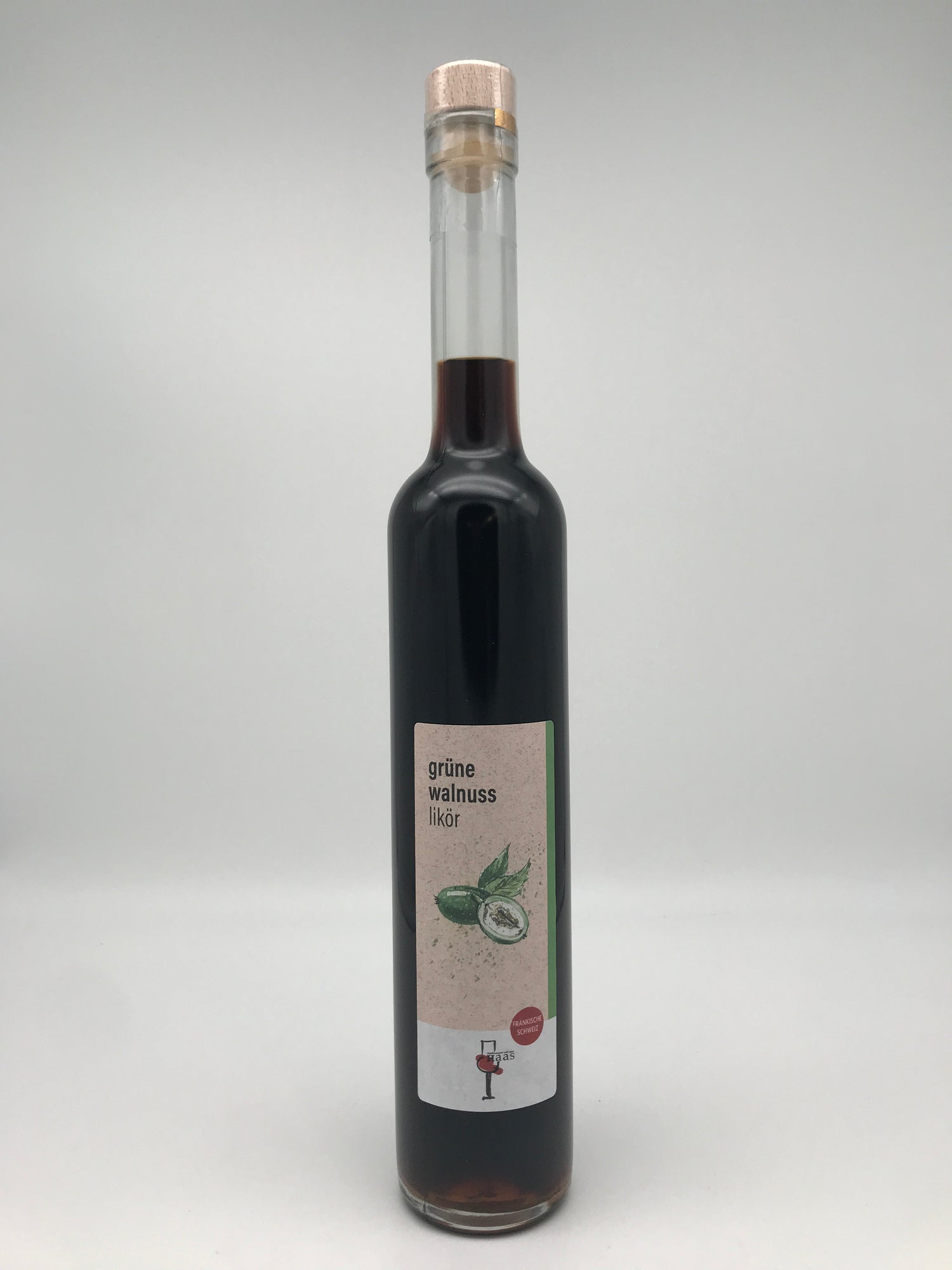 Grüner Walnuss Likör, 30% Vol., 0,5 l Flasche