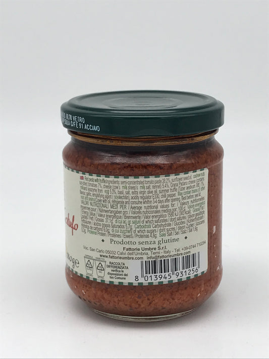 Pesto Rosso con tartufo, 180 g Glas, Fattorie Umbre