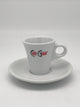 Espresso Tasse mit Untertasse "Gioia" Porzellan