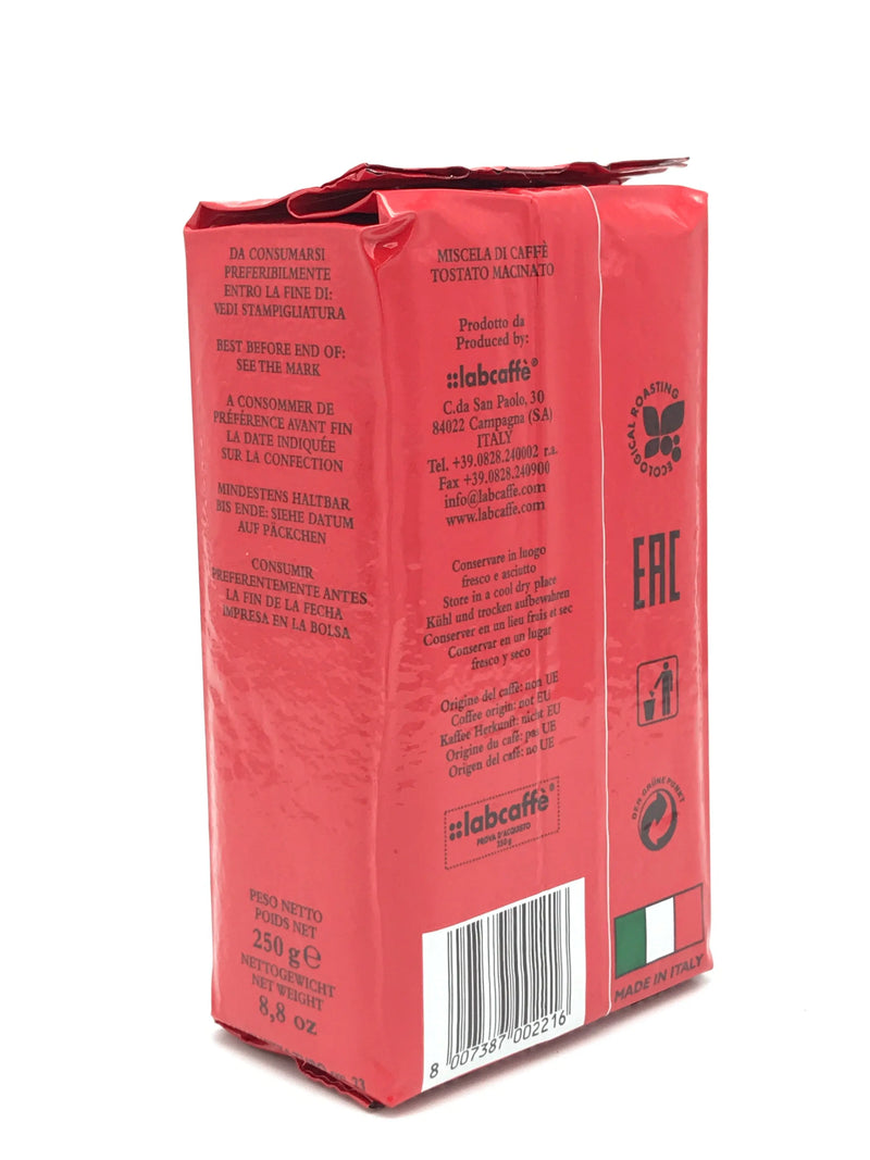 Caffè CUTUGNO Rosso, gemahlen, 250 g Pack. labcaffè S.r.l.