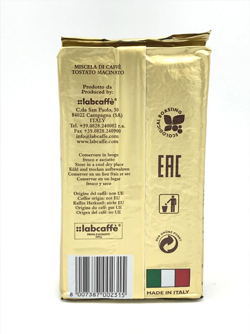 Caffè CUTUGNO Oro, gemahlen, 250 g Pack. labcaffè S.r.l.