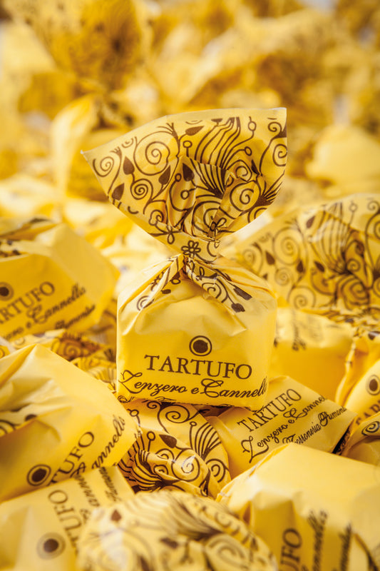 Tartufo dolce allo Zenzero e Canella, Ingwer und Zimt, 14 g einzeln verpackt